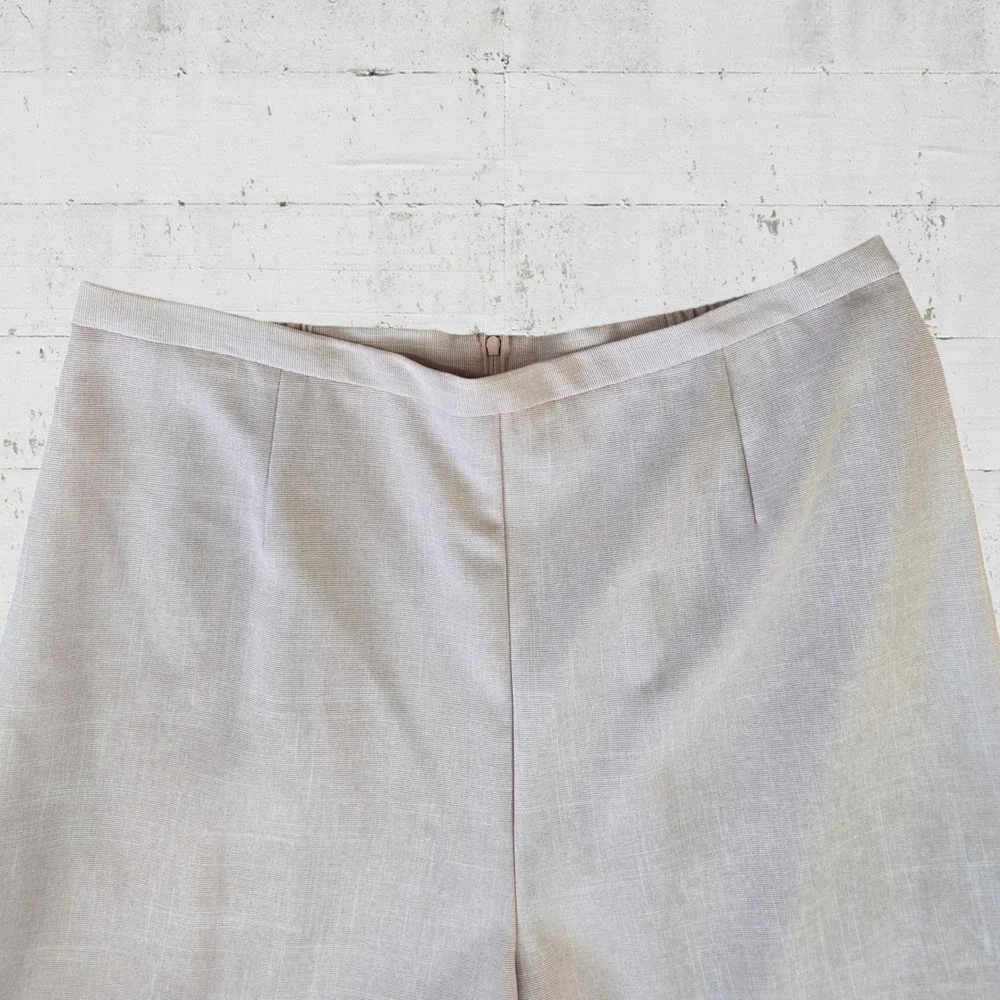 Vintage 90s Light Pink Pantsuit Short Sleeve Blazer Trousers Size Large 12/14